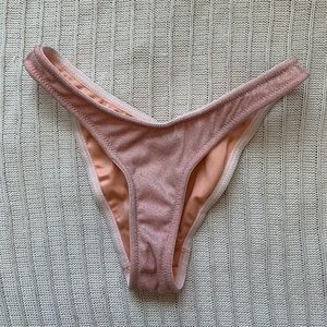 Pink Glitter Triangl Bikini bottoms
